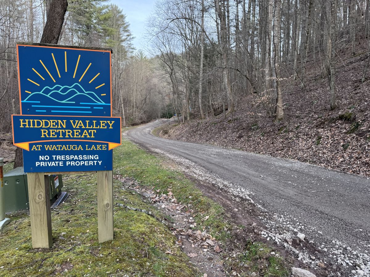 Hidden Valley Retreat community in Carter County near Watauga Lake Tennessee