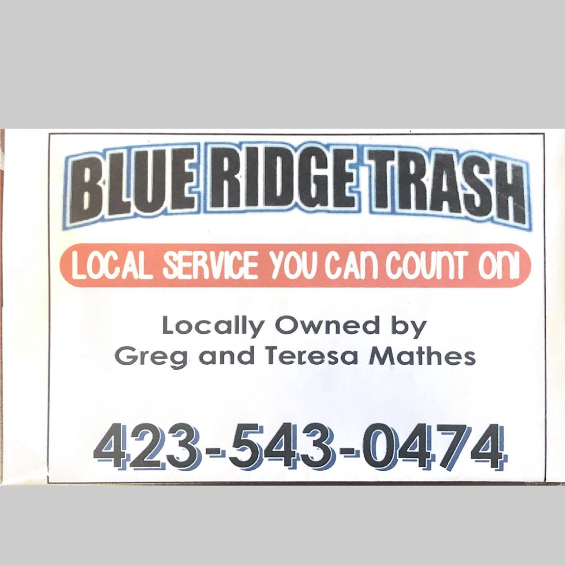 Blue Ridge Trash