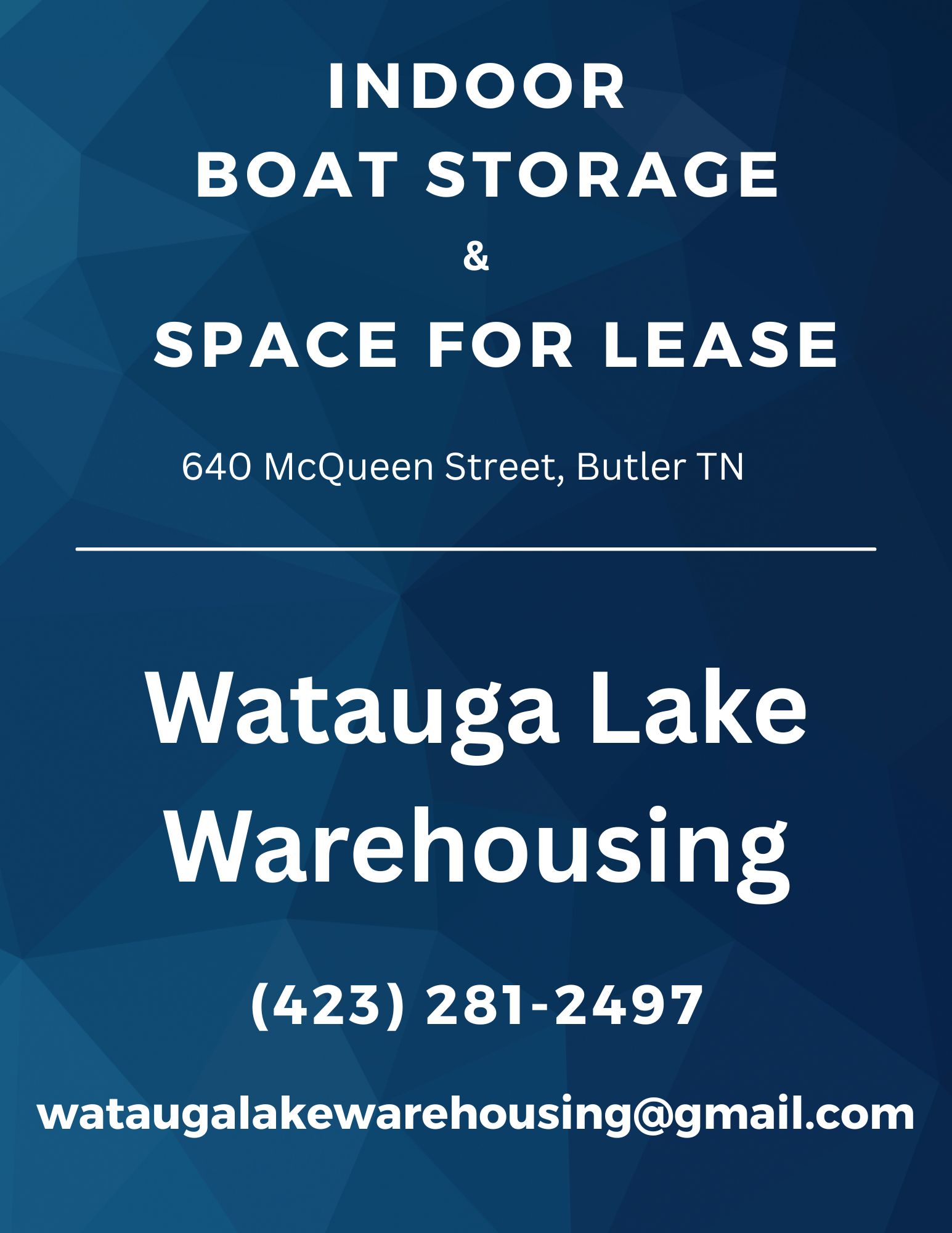 Watauga Lake Warehousing